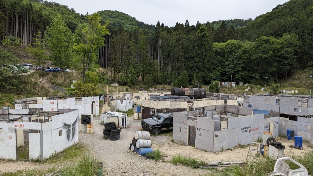 コンバットゾーン京都の市街地エリア全景